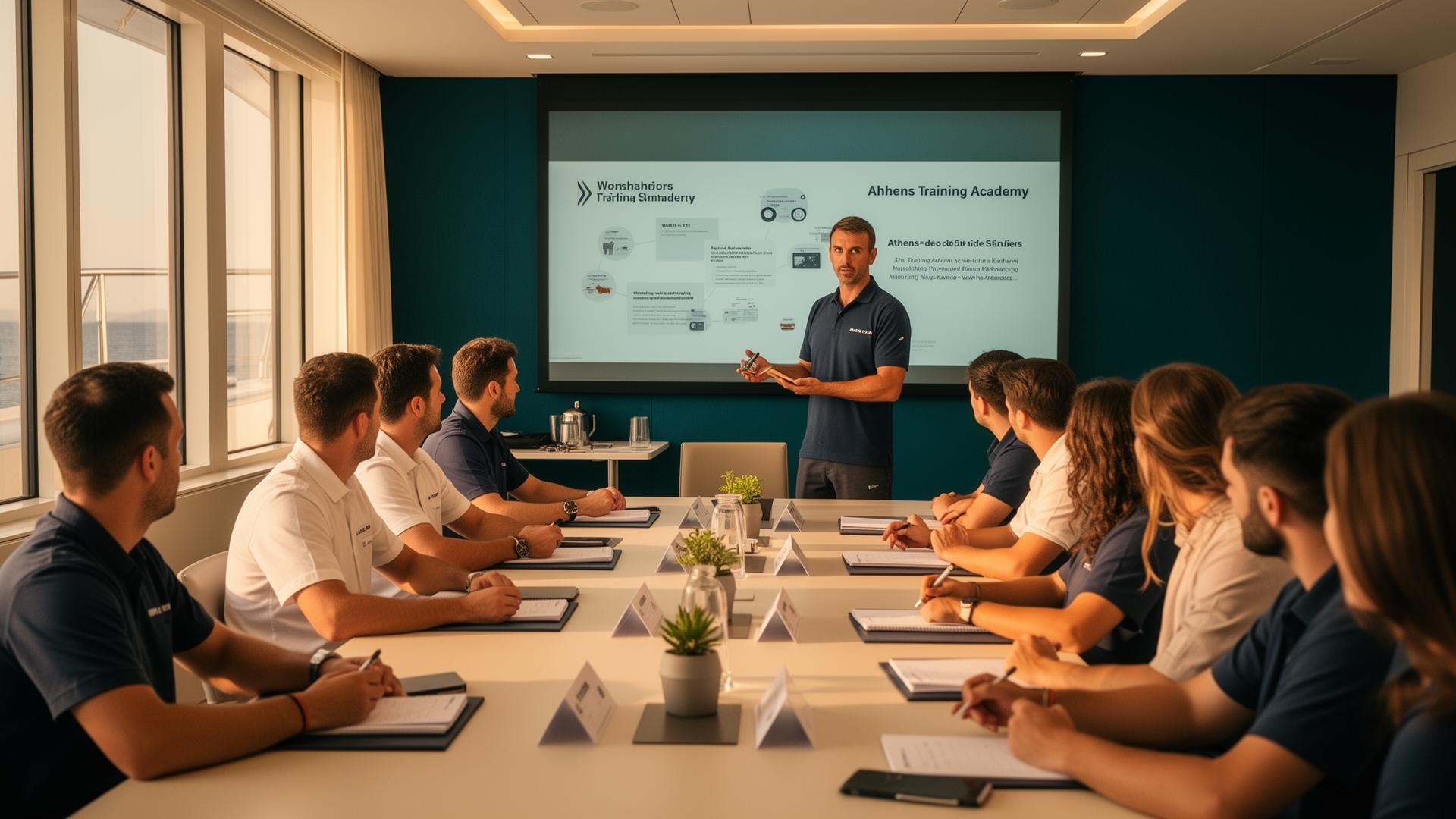 Workshop in progress at The Med Crew Yacht Academy